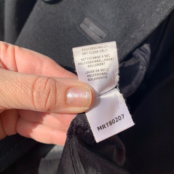 BCBG Maxazria black wool pea coat size XS - Picture 6 of 16